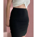 Saia Midi Canelada Tricot