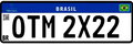 Adesivos Numerais do 0 ao 9 Para Placas de Veículos - Anti-Multa