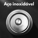 Kit Garrafa Térmica 500ml com 3 Xícaras de Vácuo Isolado de Aço Inoxidável