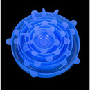 Kit 12 Tampas Silicone Universal Reutilizável