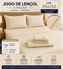 Lençol 400 Fios + 2 Fronhas