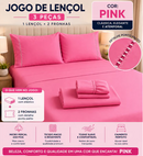 Lençol 400 Fios + 2 Fronhas