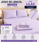 Lençol 400 Fios + 2 Fronhas