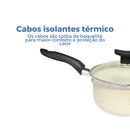 Jogo de Panelas 10 Peças Antiaderente com Tampa de Vidro