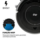 Aspirador de Pó Robô WAP Robot W100 3 em 1 Antiqueda Bivolt