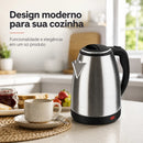 Chaleira Elétrica 1.8 Litros Inox
