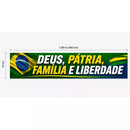Adesivo Automotivo Deus Pátria Família Liberdade Impermeável Proteção UV