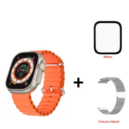 Smartwatch W68+ Ultra Max Watch 8 Ultra Max Relógio Inteligente Série 8 Tela 2.02 49mm Original