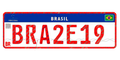 Adesivos Numerais do 0 ao 9 Para Placas de Veículos - Anti-Multa