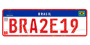 Adesivos Numerais do 0 ao 9 Para Placas de Veículos - Anti-Multa